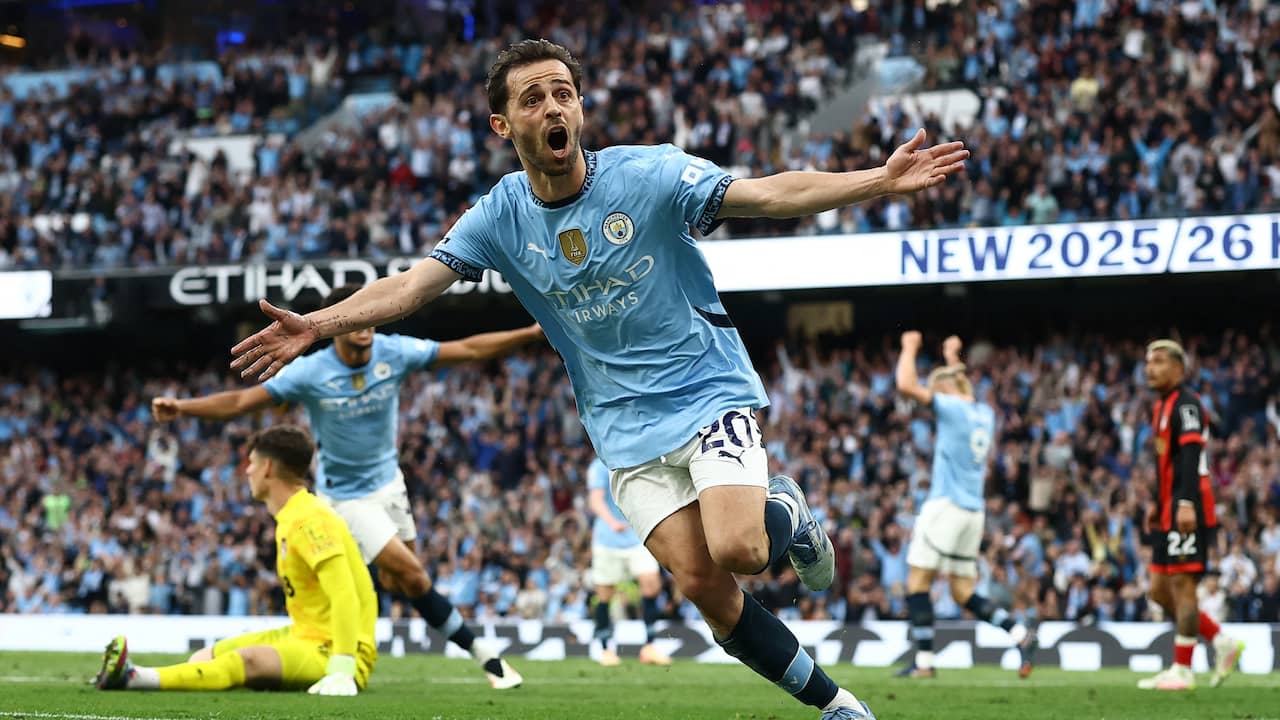 Manchester City zet reuzenstap richting Champions League-voetbal Manchester City zet reuzenstap richting Champions League-voetbal