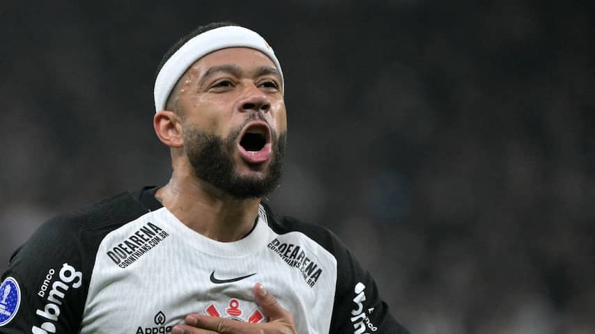 Memphis scoort in Zuid-Amerikaans kampioenschap, maar Corinthians wint niet Memphis scoort in Zuid-Amerikaans kampioenschap, maar Corinthians wint niet