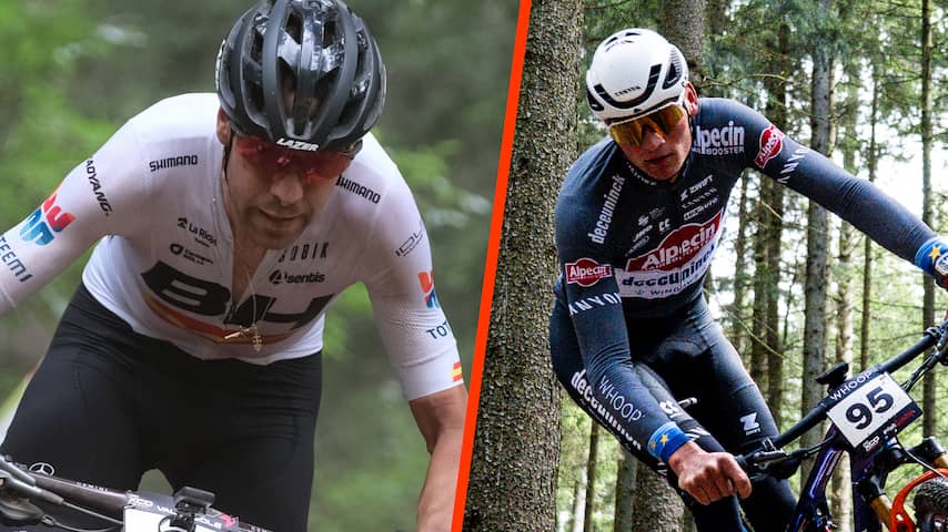 Mountainbiker boos op Van der Poel na val: ‘Sommigen respecteren collega’s niet’ Mountainbiker boos op Van der Poel na val: ‘Sommigen respecteren collega’s niet’