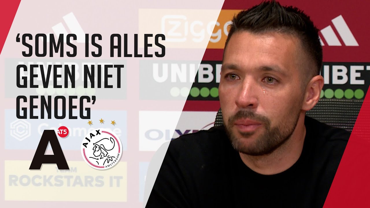 Video | Farioli geëmotioneerd na mislopen titel: ‘Soms is alles geven niet genoeg’