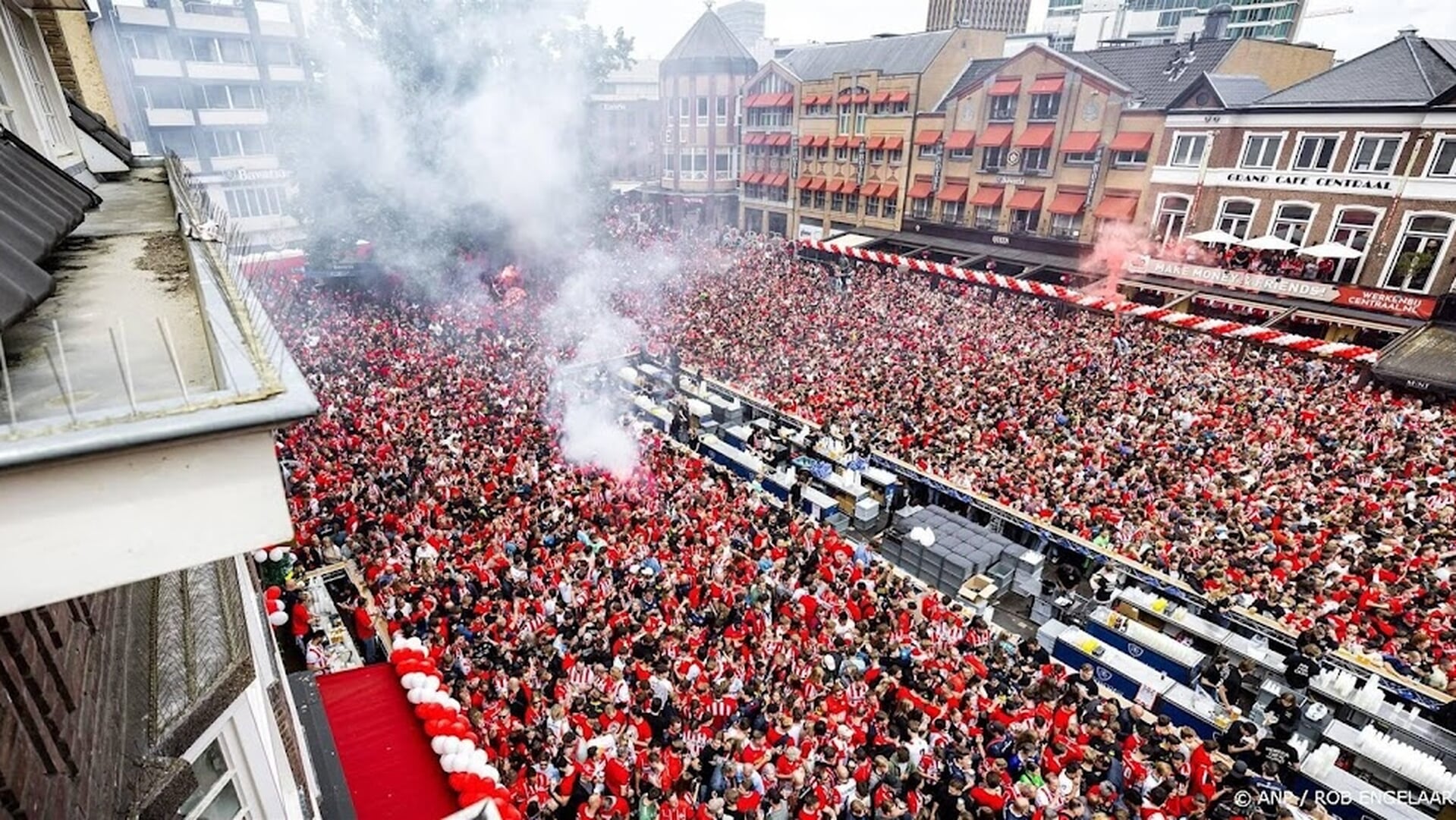 Video | Volksfeest in Eindhoven na kampioenschap PSV