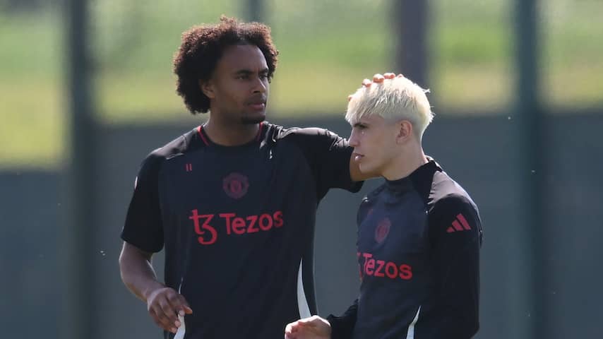 Zirkzee verrassend terug bij United richting EL-finale, De Ligt traint individueel Zirkzee verrassend terug bij United richting EL-finale, De Ligt traint individueel
